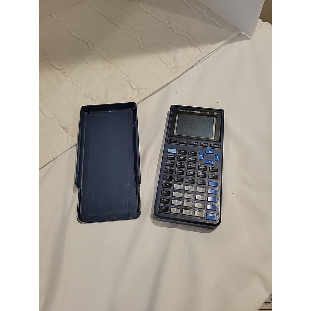 Texas Instrument TI 81 Graphing Calculator w/ Cover Tested Working